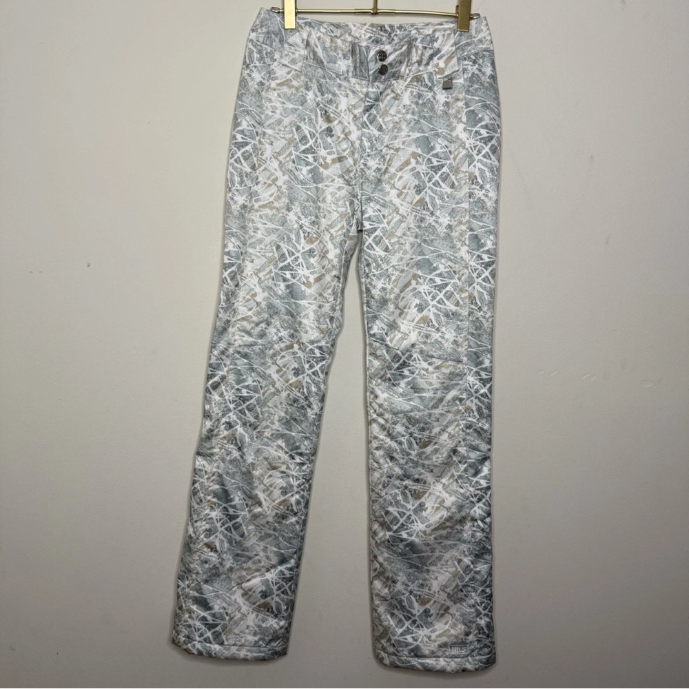 Nils Ski Pants Women’s Size 2 Camo Print Waterproof Lined Active Professional